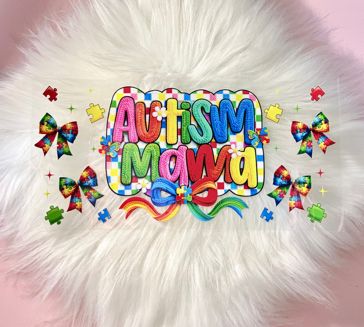 UV DTF Wrap- Autism Mama