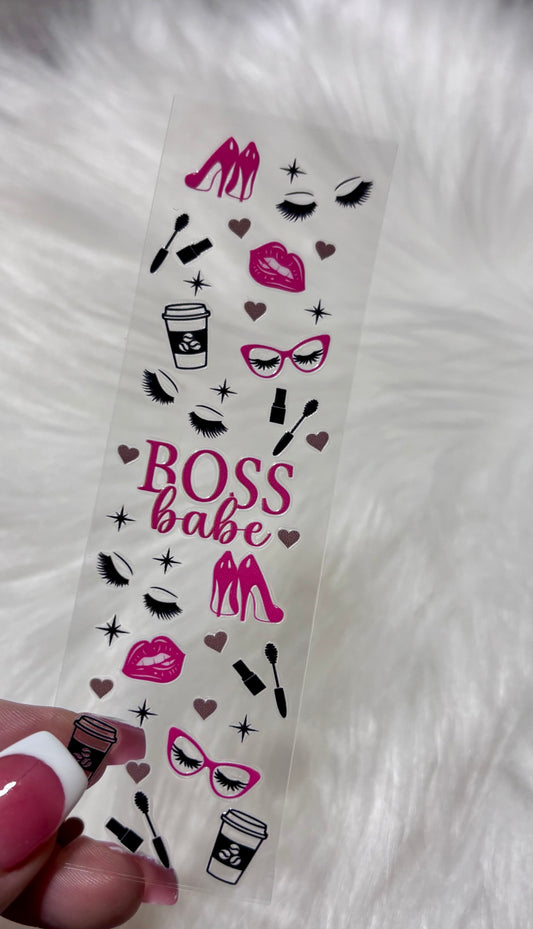UVDTF Pen Wrap- Boss Babe