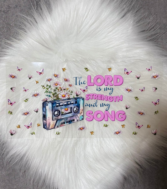 UV DTF Wrap- The Lord Is My Strength