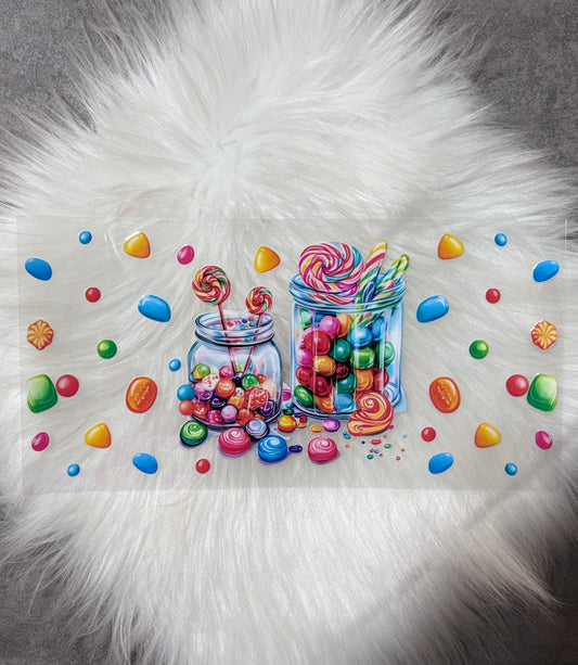 UV DTF Wrap- Candy Jars