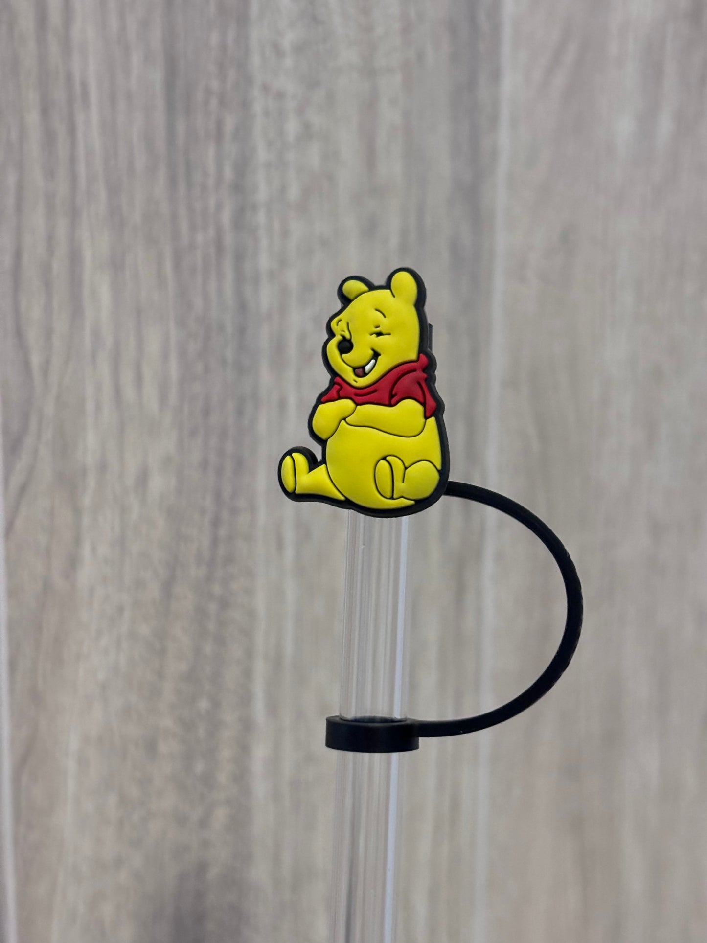 Straw Topper- Yellow Bear #3