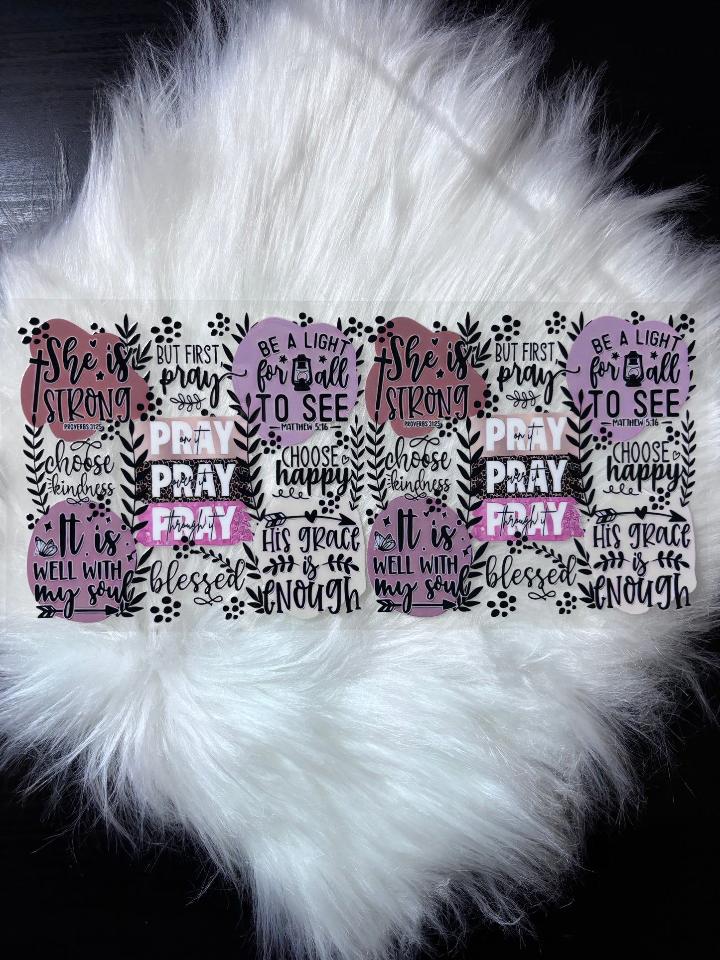 UV DTF Wrap- Pray