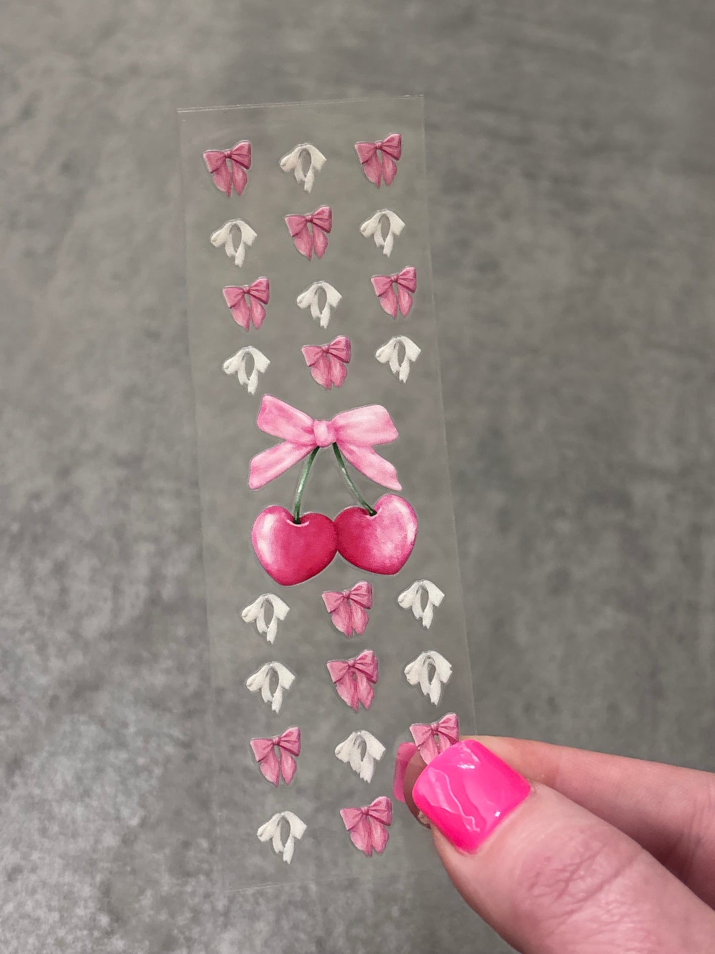UVDTF Pen Wrap- Cherry Coquette