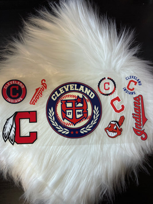 16oz UV DTF Wrap- Cleveland Indians