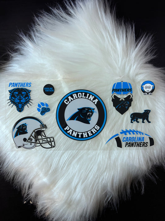 UV DTF Wrap- Carolina Panthers