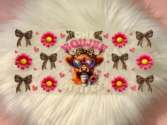 16oz UV DTF Wrap- One Boujee Heifer