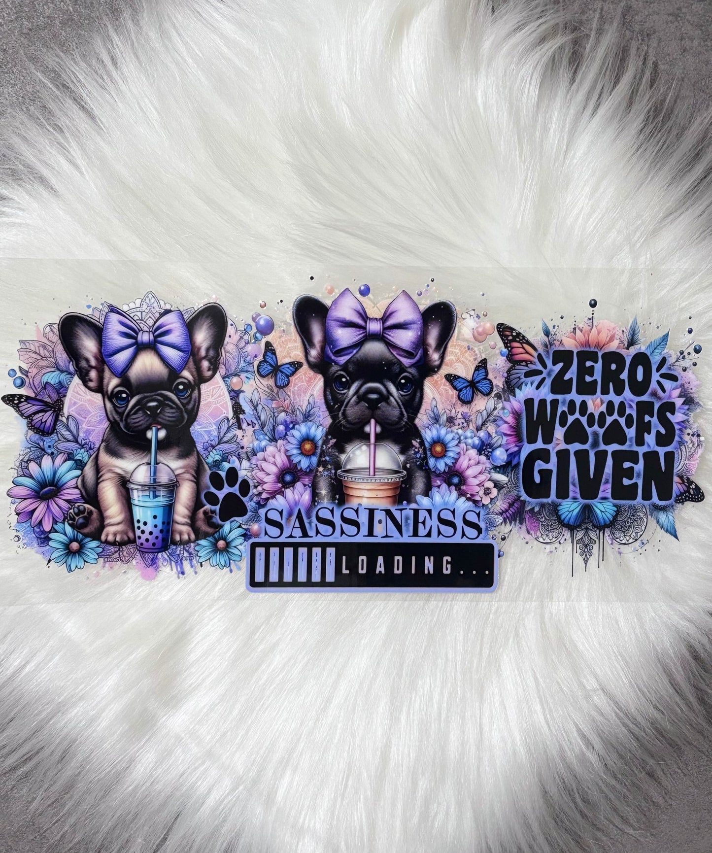 16oz UV DTF Wrap- Dog/Zero Woofs Given