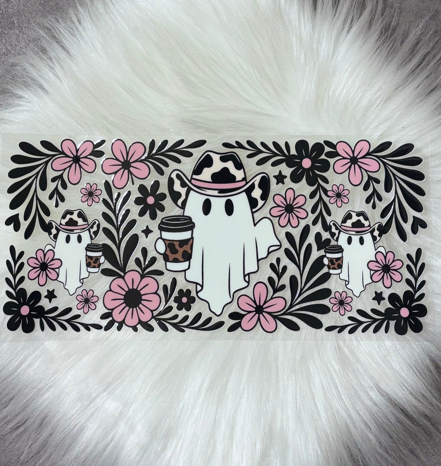 16oz UV DTF Wrap- Cowgirl Ghost