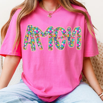 AMEN- Ready To Press DTF Transfer- / Shirt not Included*