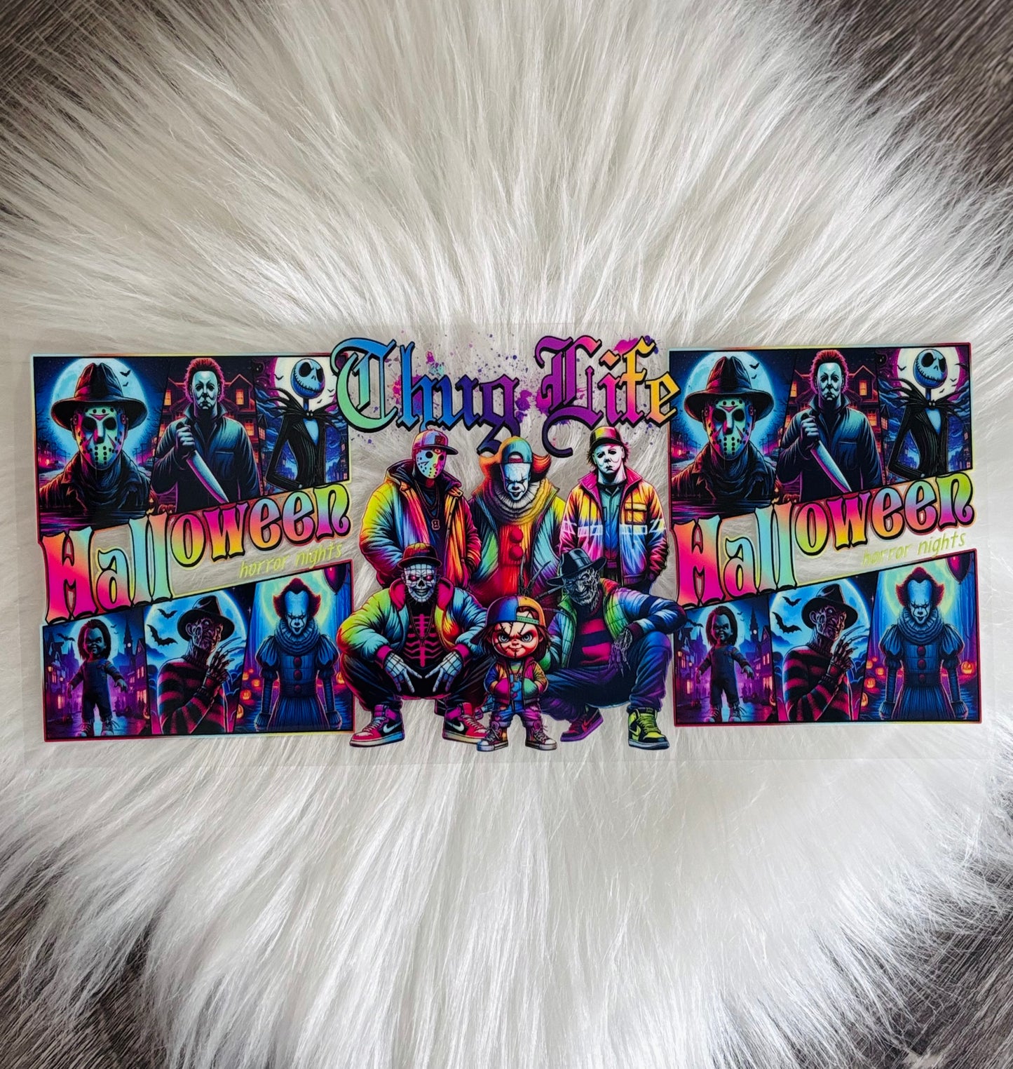 16oz UV DTF Wrap- Thug Life Halloween