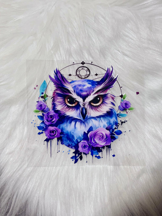 UV DTF Decal- Owl