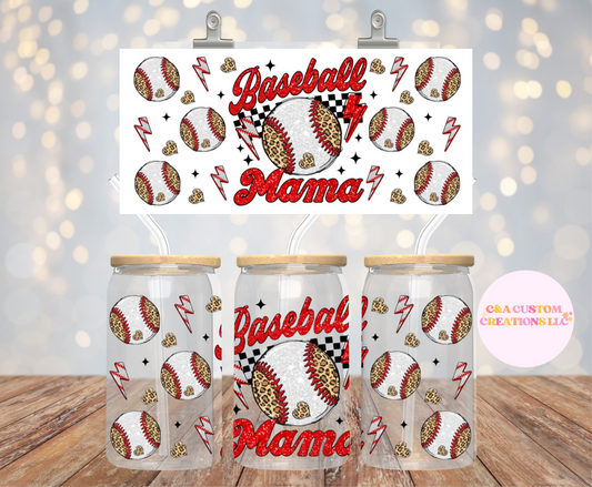 UV DTF Wrap- Baseball Mama