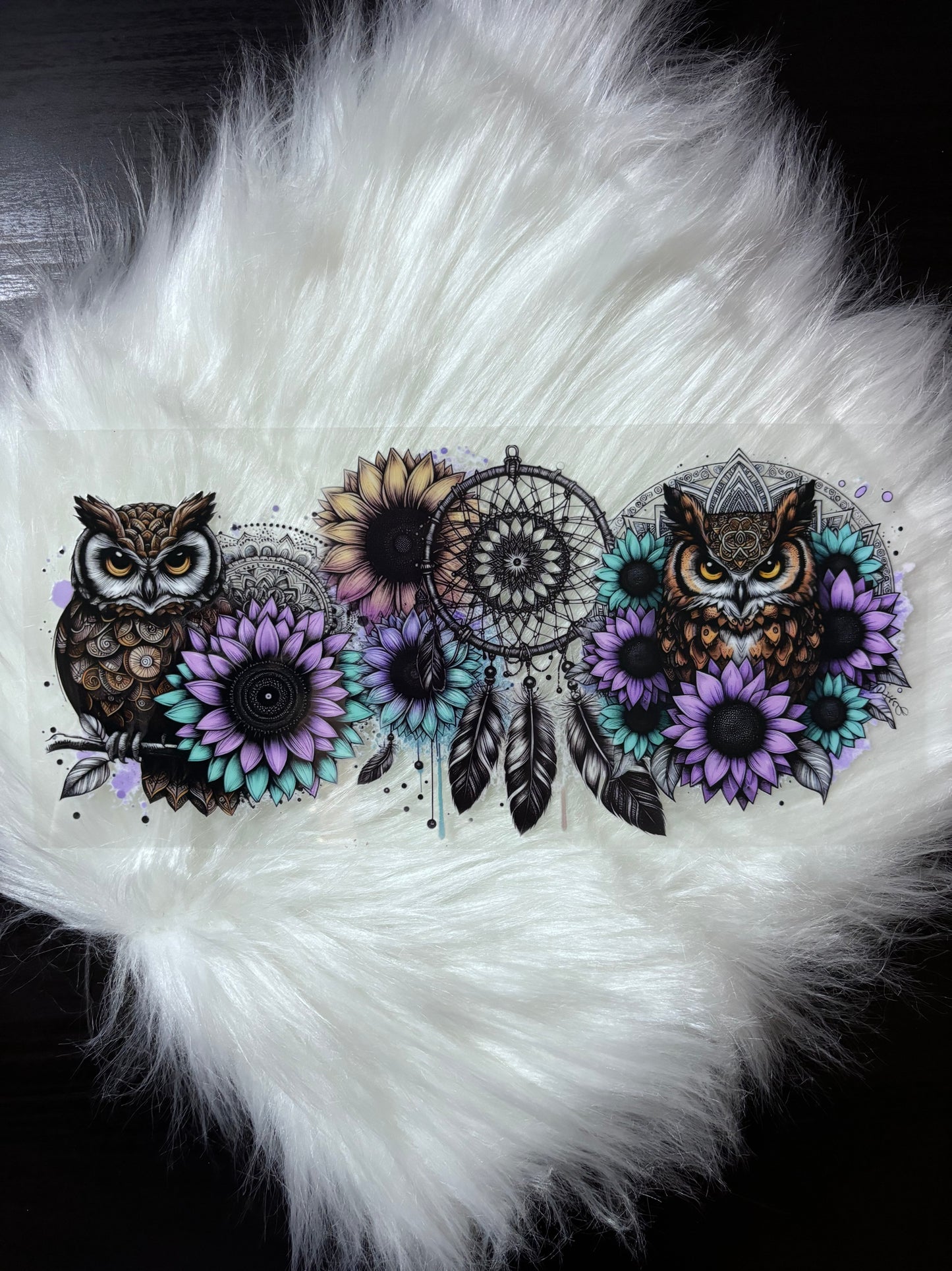 UV DTF Wrap- Owls & Dream