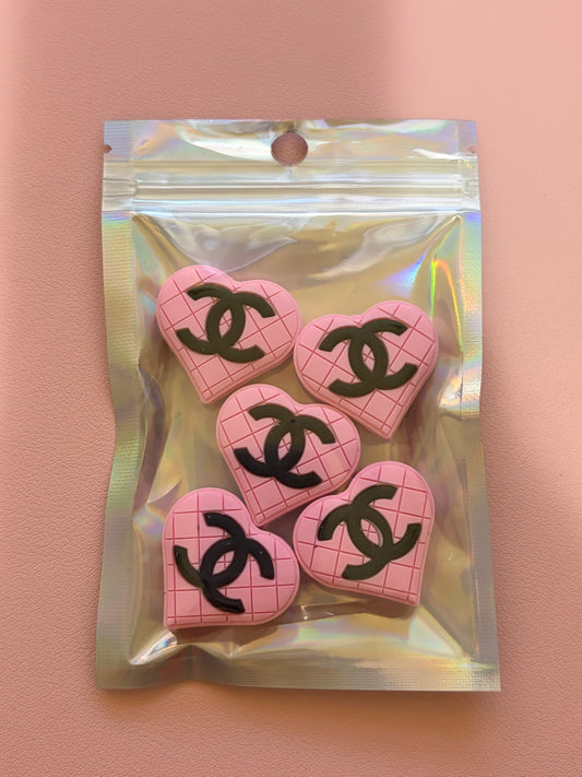 Silicone Focal Beads (5 Per Pack)
