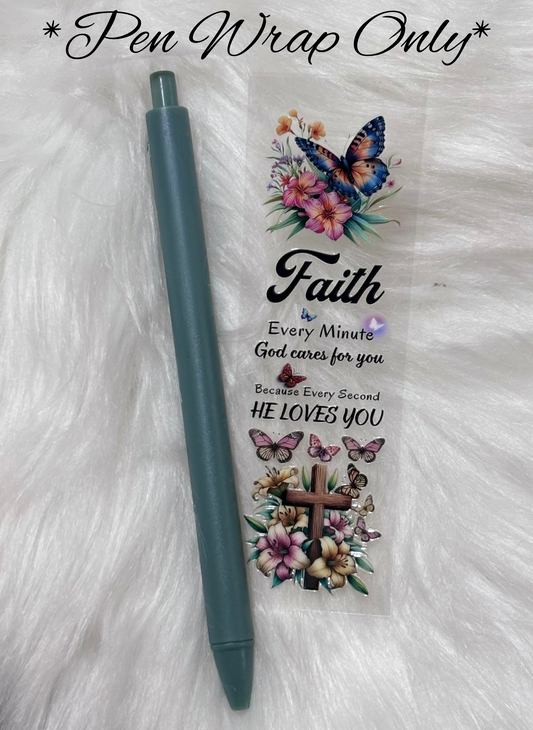 UVDTF Pen Wrap- Faith