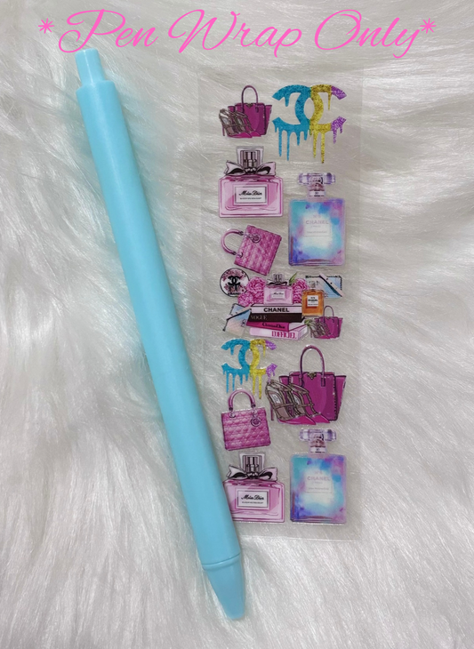 UVDTF Pen Wrap- Perfume & Purses