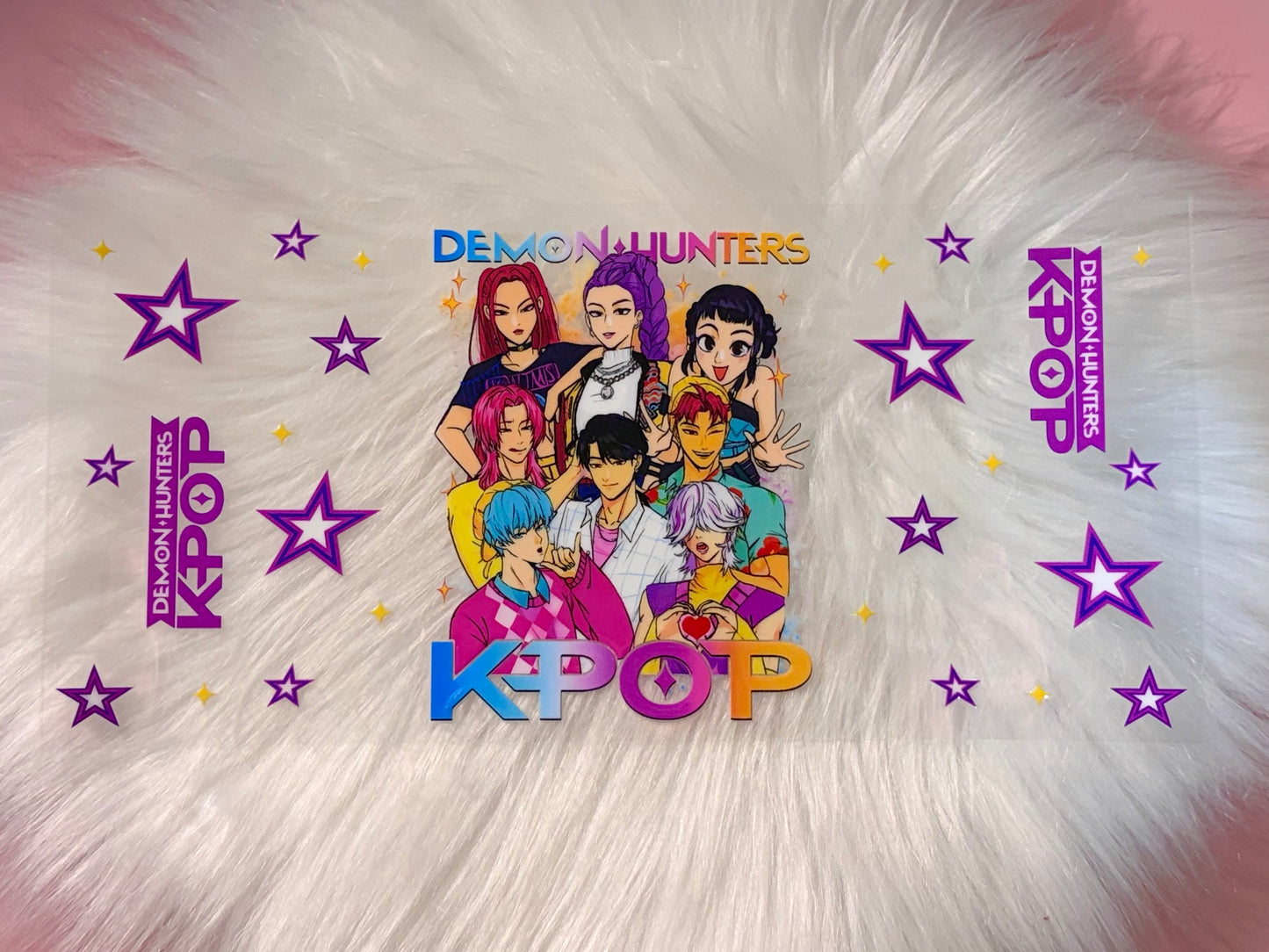 16oz UV DTF Wrap- Demon Hunters