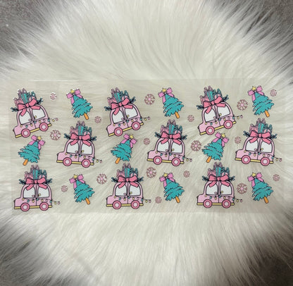 16oz UV DTF Wrap- Christmas Roadtrip