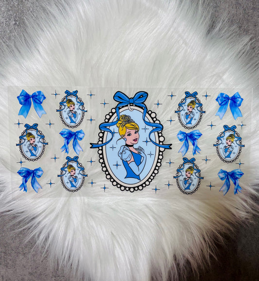 UV DTF Wrap- Blue Princess