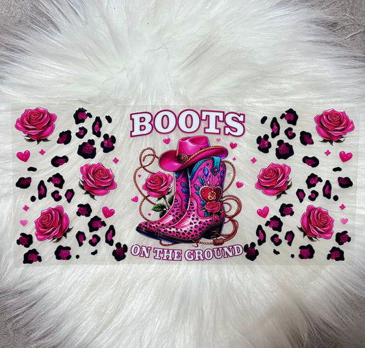 UV DTF Wrap- Boots On The Ground