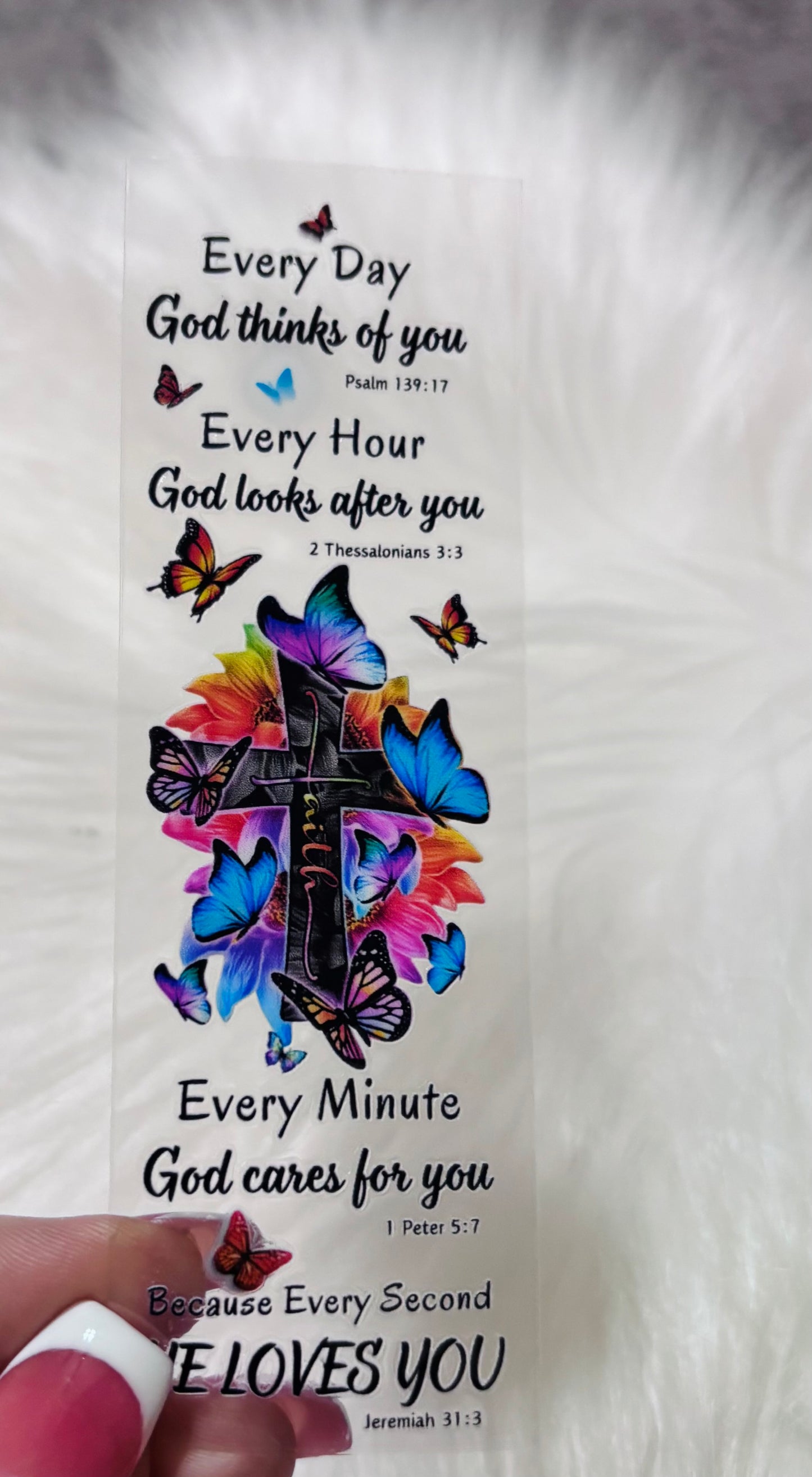 UVDTF Pen Wrap- Every Day God Thinks Of You