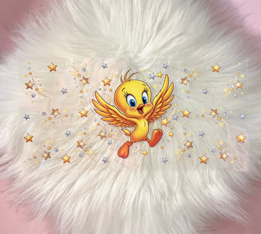 UV DTF Wrap- Yellow Bird