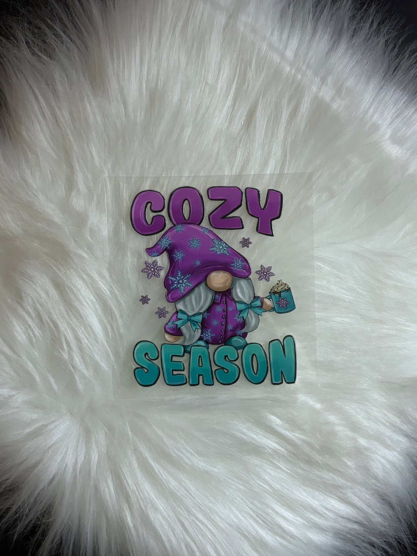 UV DTF Decal- Cozy Season Gnome