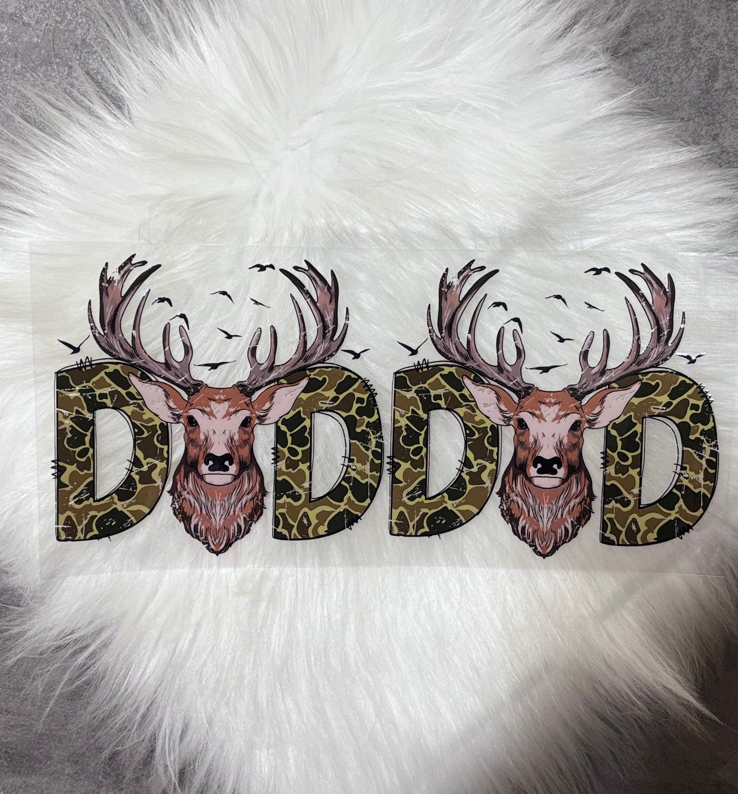 UV DTF Wrap- Dad/Deer