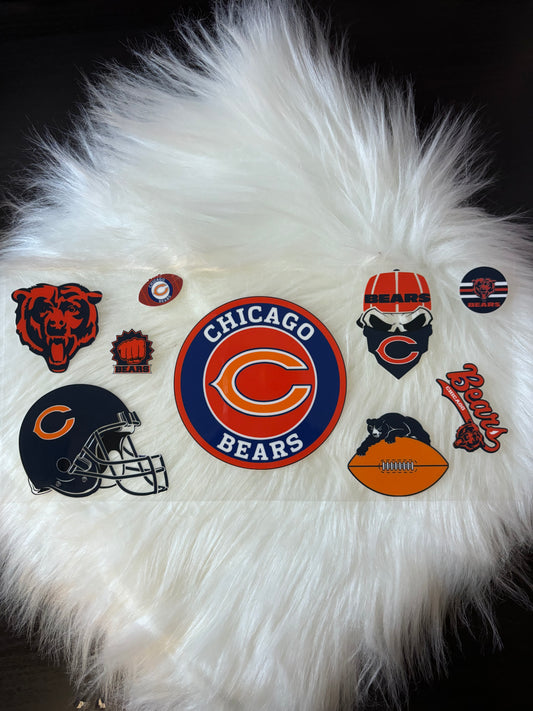 UV DTF Wrap- Chicago Bears