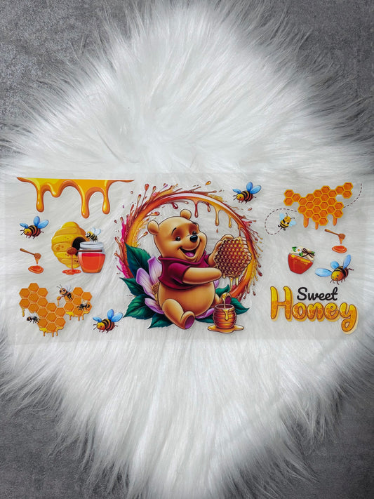 16oz UV DTF Wrap- Sweet Honey Bear