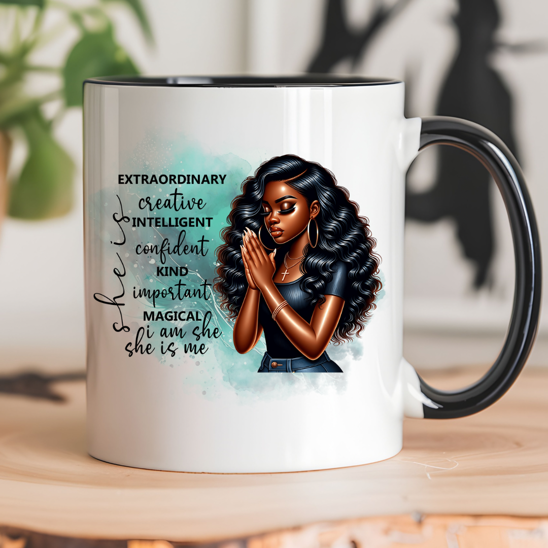UV DTF Decal- She Is Extraordinary