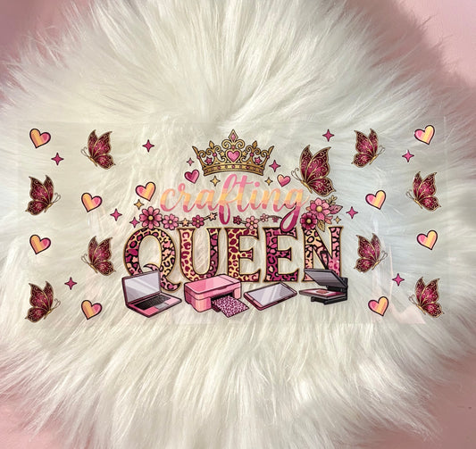 UV DTF Wrap- Crafting Queen