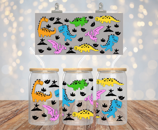 UV DTF Wrap- Dinos