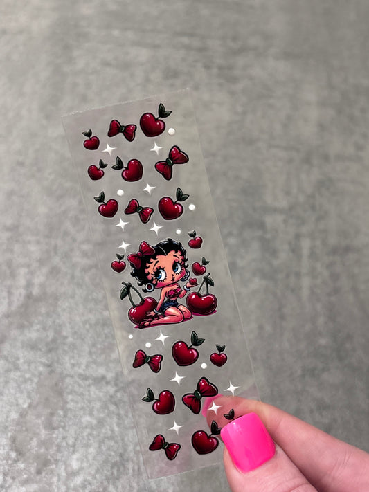 UVDTF Pen Wrap- Cherry Boop