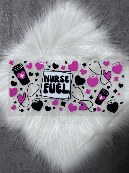 UV DTF Wrap- Nurse Fuel Pink