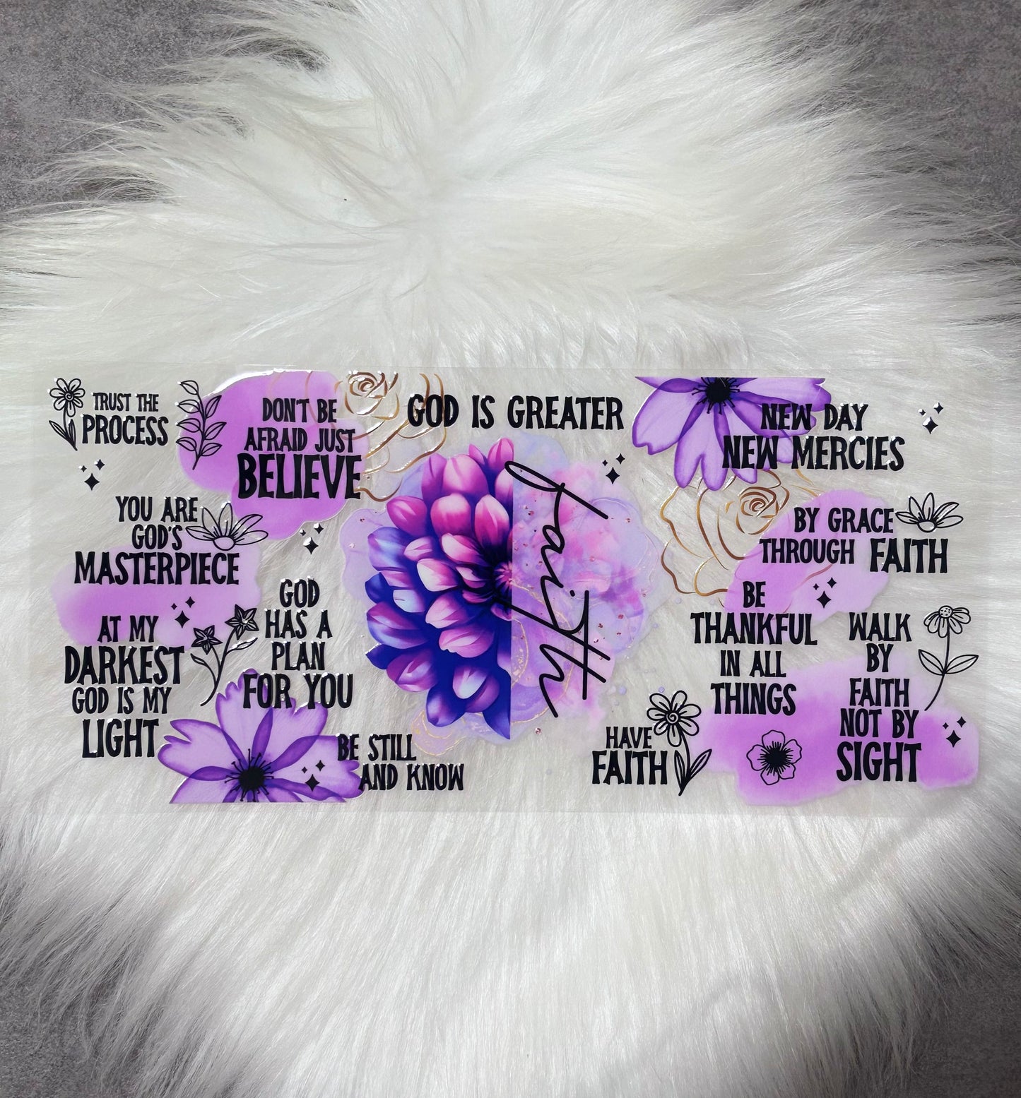 UV DTF Wrap- God is Greater
