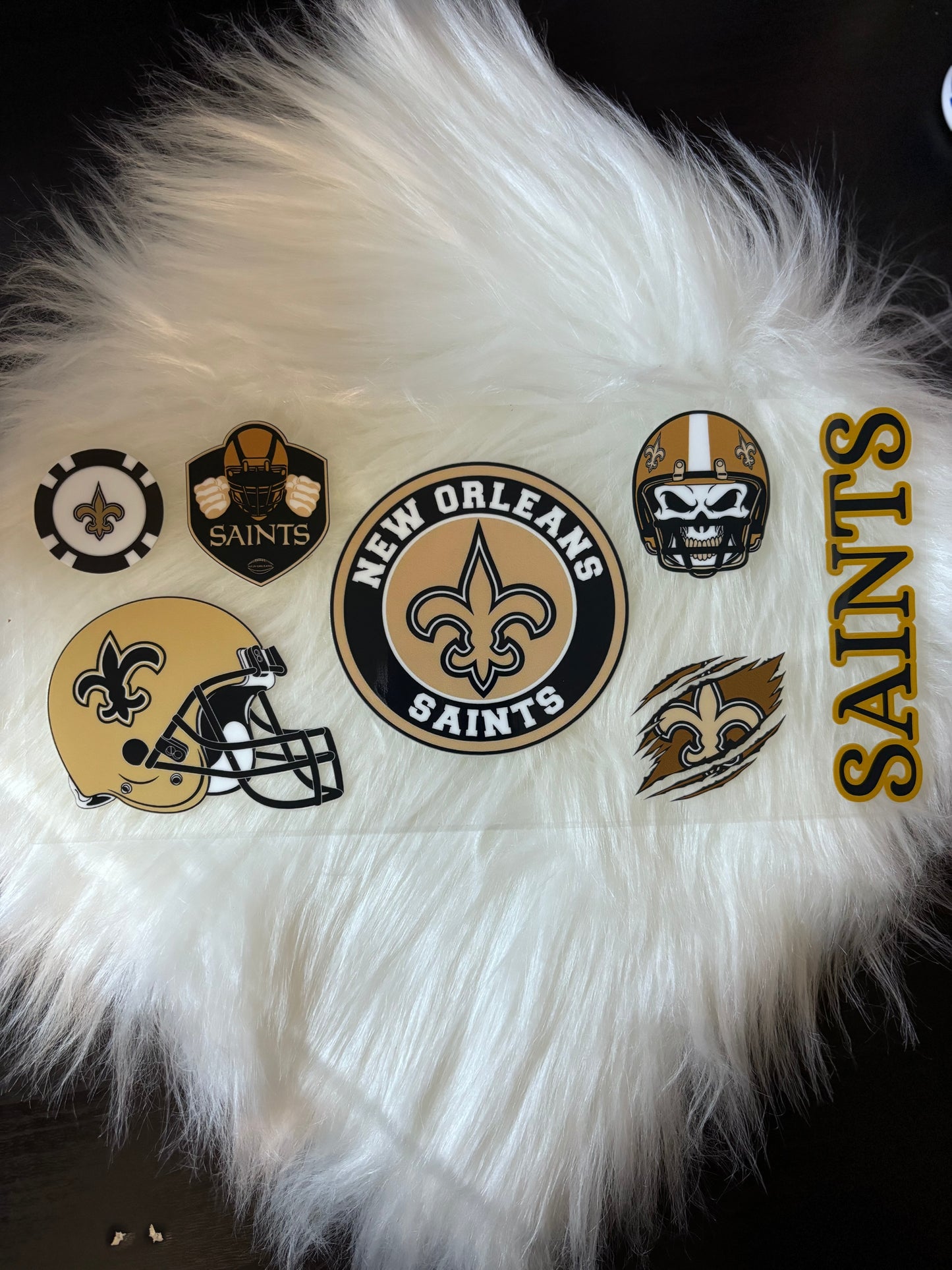 UV DTF Wrap- New Orleans Saints