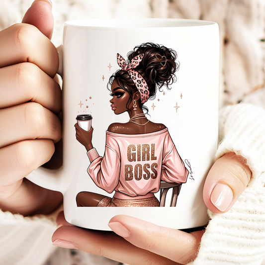 UV DTF Decal- Girl Boss