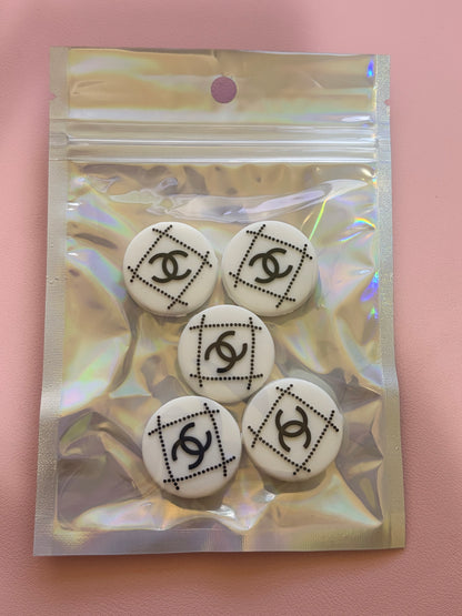 Silicone Focal Beads (5 Per Pack)