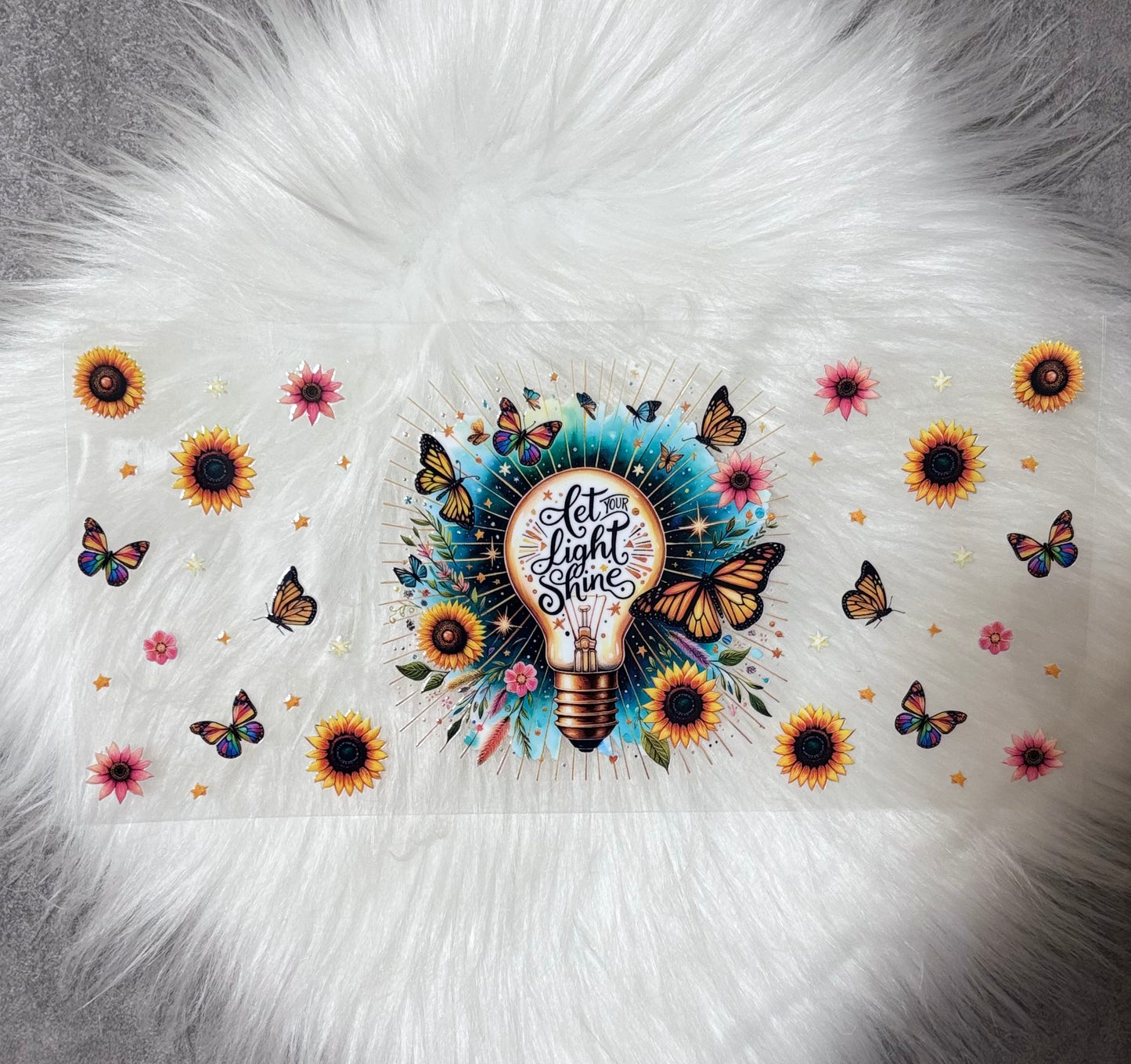 UV DTF Wrap- Let Your Light Shine