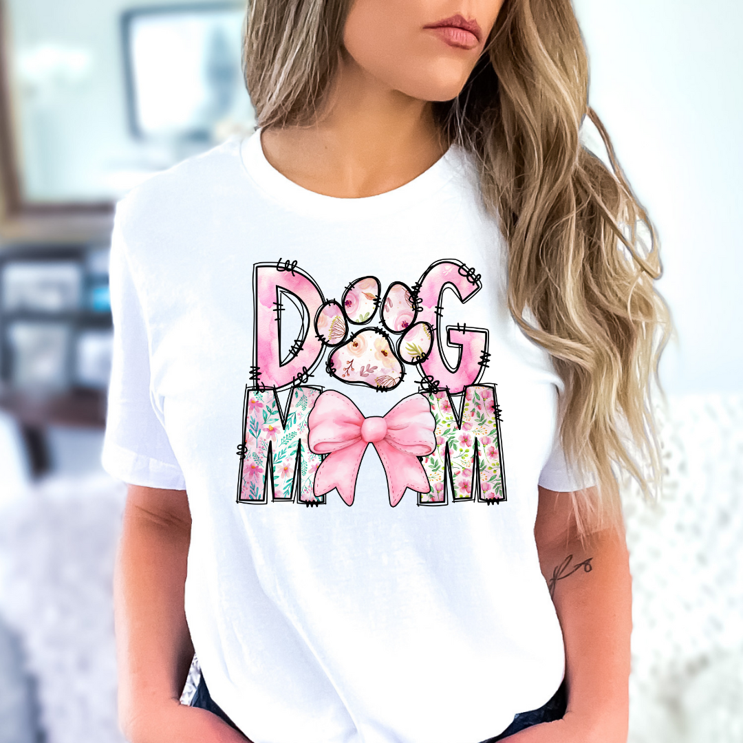 DOG MOM- Ready To Press DTF Transfer- / Shirt not Included*