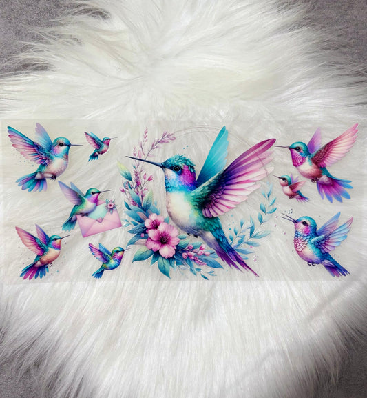 UV DTF Wrap- Hummingbirds