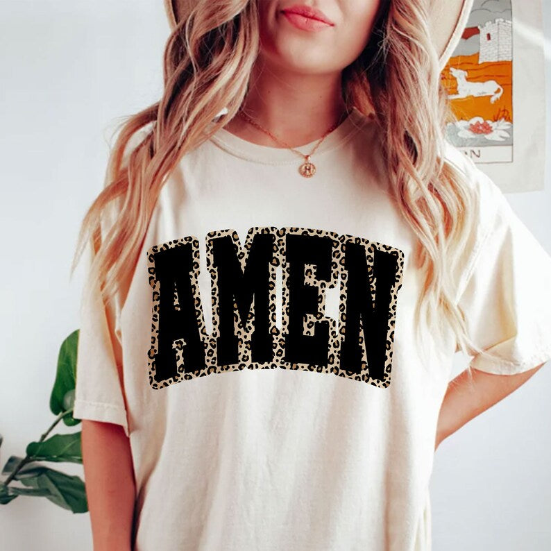 AMEN-Clear Film Screen Print Transfer