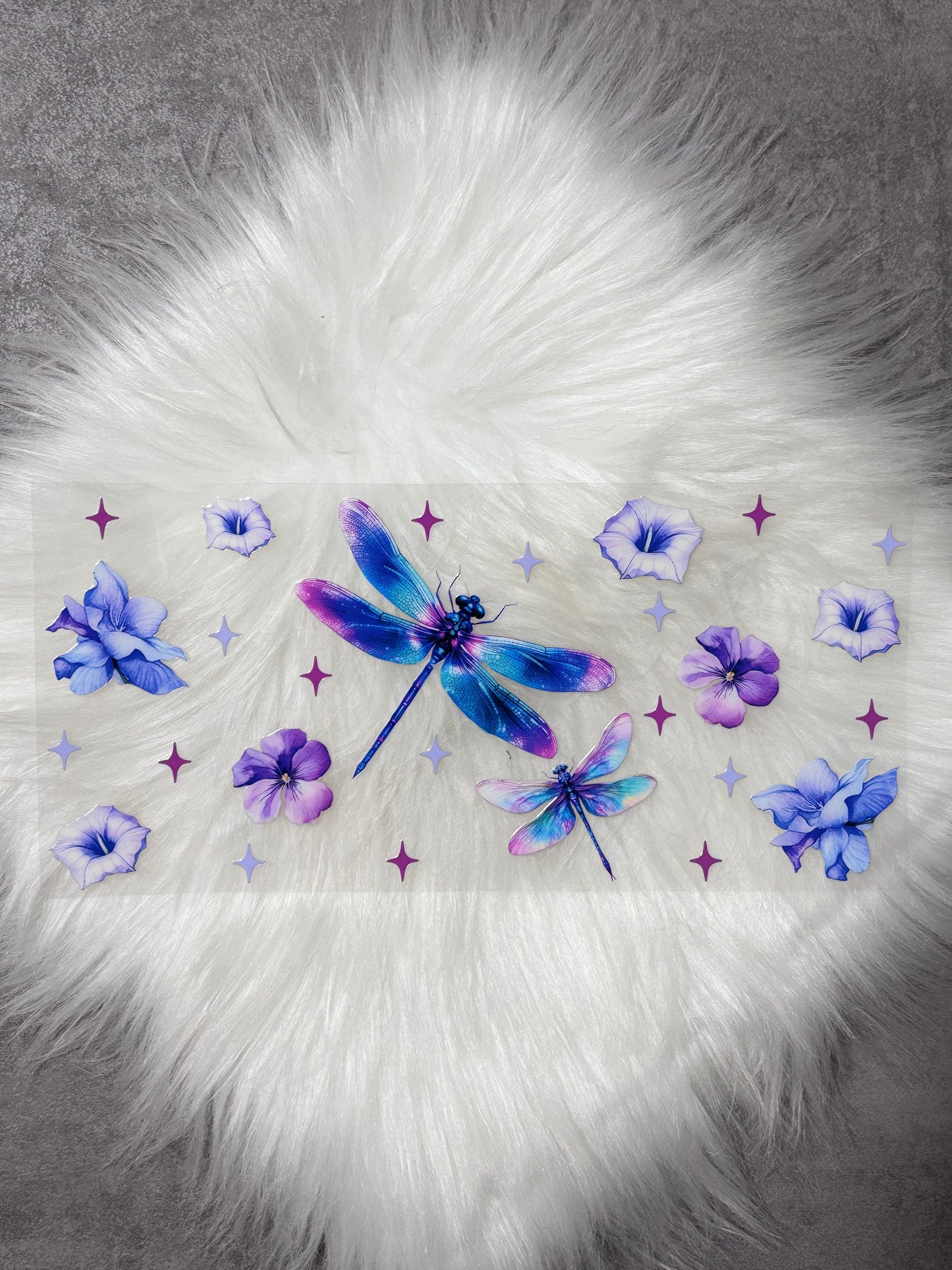 16oz UV DTF Wrap- Dragonflies