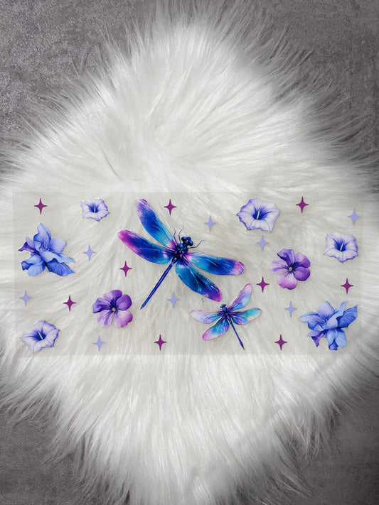 16oz UV DTF Wrap- Dragonflies