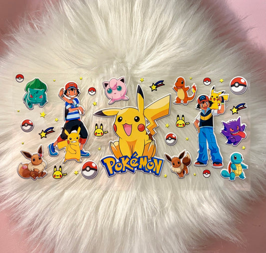 UV DTF Wrap- Pokemon