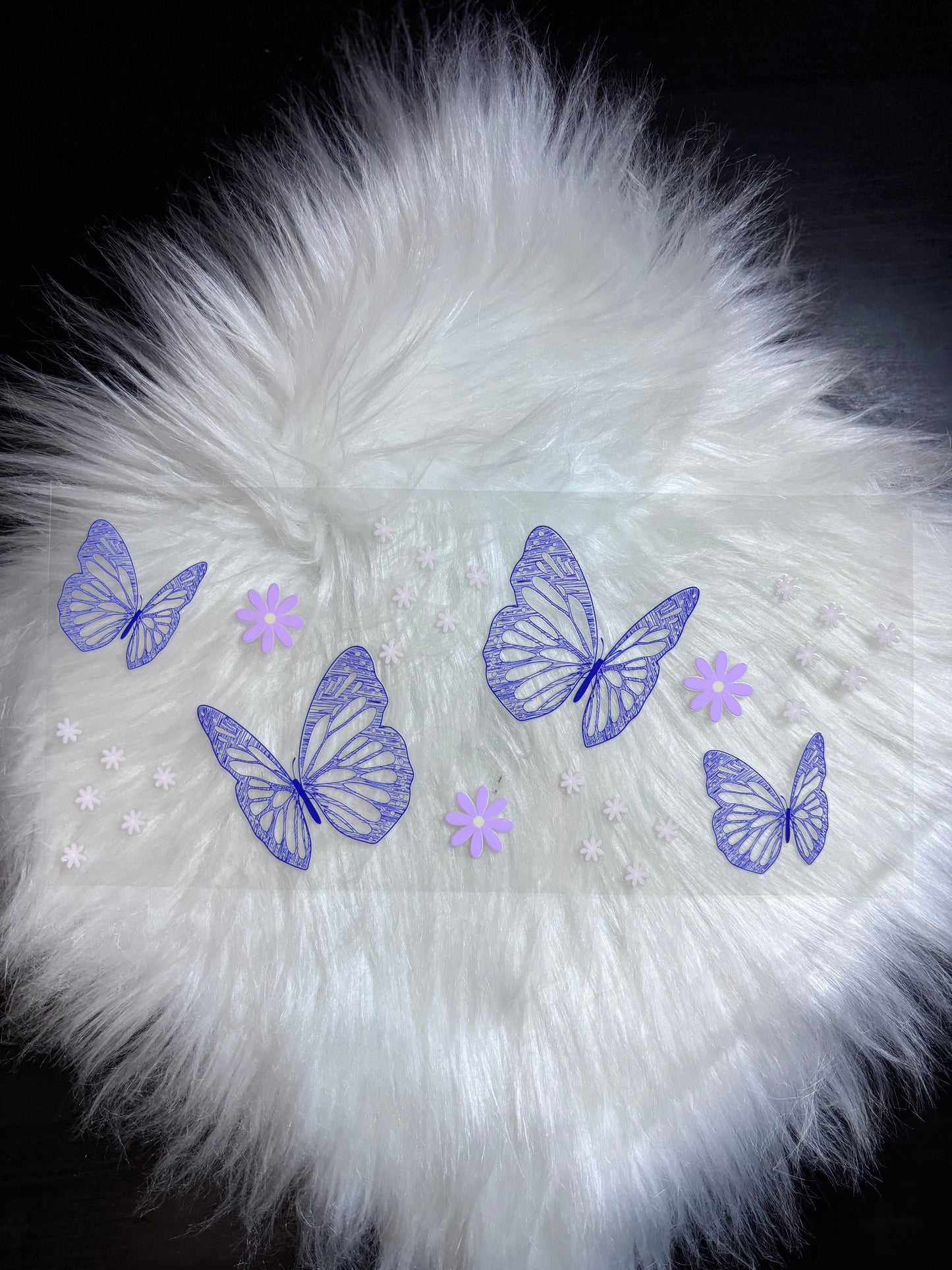 UV DTF Wrap- Purple Butterflies New