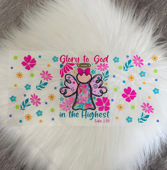 16oz UV DTF Wrap- Glory To God