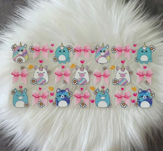 16oz UV DTF Wrap- Squishmallows