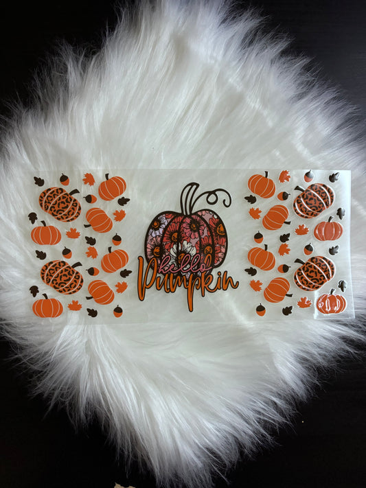 UV DTF Wrap- Hello Pumpkin